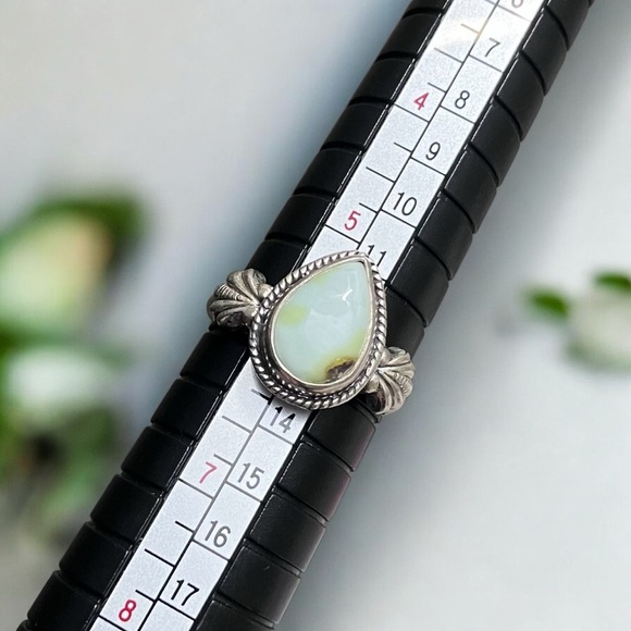 Palomino Variscite Sterling Silver Ring, 6 - Picture 2 of 5
